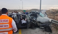 مصرع 3 اشخاص واصابة 3 اخرين في حادث سير غرب رام الله